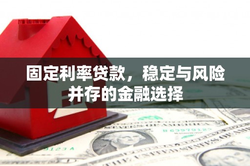 浦北固定利率贷款，稳定与风险并存的金融选择