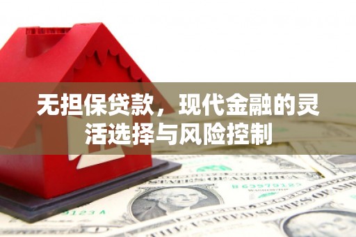 浦北无担保贷款，现代金融的灵活选择与风险控制