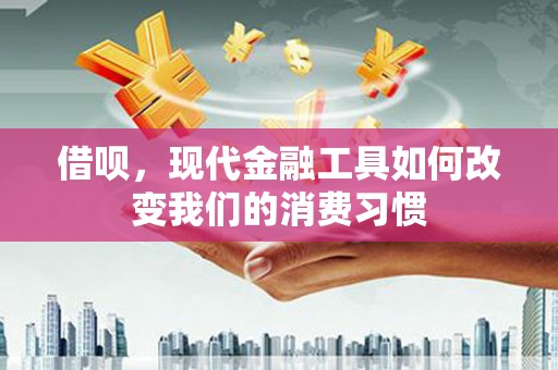 浦北借呗，现代金融工具如何改变我们的消费习惯