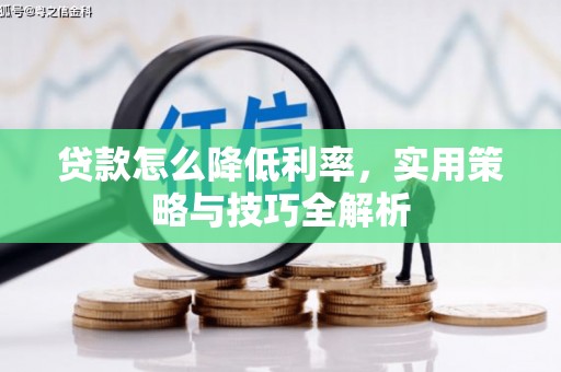 浦北贷款怎么降低利率，实用策略与技巧全解析