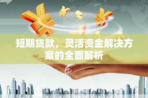 浦北短期贷款，灵活资金解决方案的全面解析