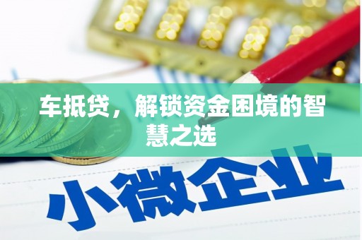 浦北车抵贷，解锁资金困境的智慧之选