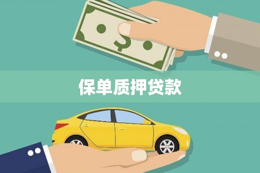 浦北保单质押贷款