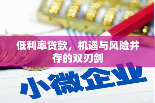 浦北低利率贷款，机遇与风险并存的双刃剑